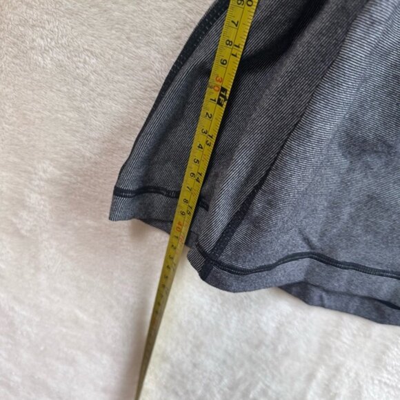 Lululemon Mesh Scoop Tank Shelf Bra Stripes Racerback Stretch Wide Top Crew 4 - Picture 15 of 15